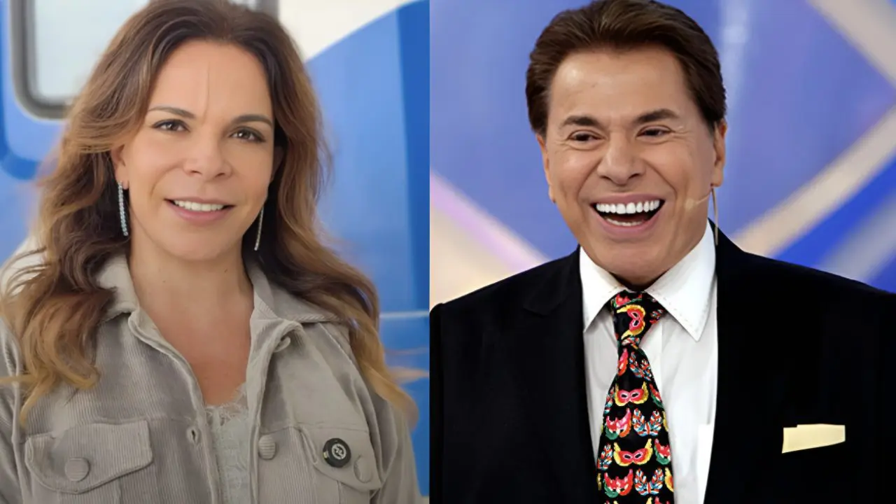 Sula Miranda e Silvio Santos (Foto: reprodução)