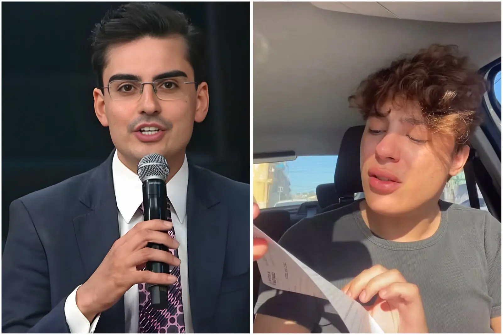 Influenciador que acusou Dudu Camargo de transmitir doença chora em vídeo e expõe exames (Foto: Reprodução/Redes sociais)