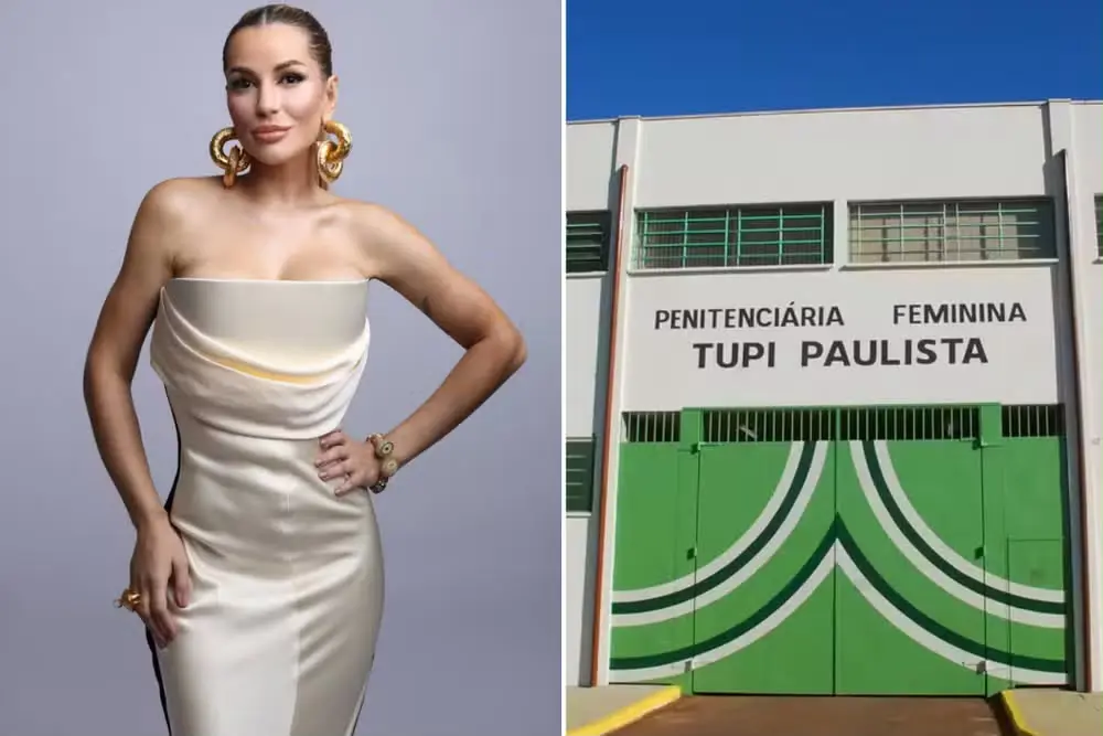 Deolane Bezerra foi transferida para a Penitenciária Feminina de Tupi Paulista, no oeste paulista (Foto: Reprodução/Delolane Bezerra/Instagram - Divulgação/SAP)