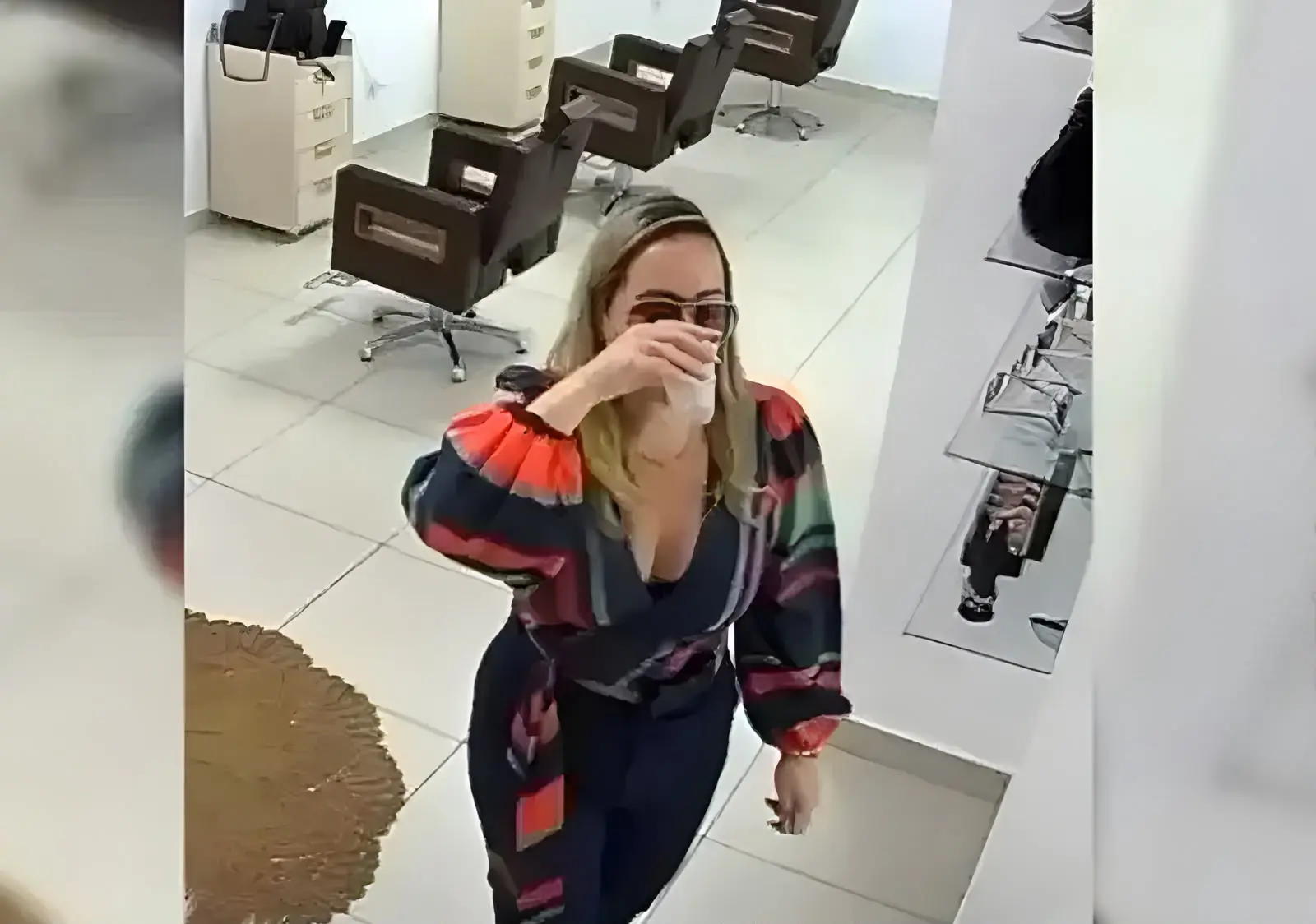 Mulher é presa após fingir ser delegada, policial e advogada para não pagar conta em salão de beleza (Foto: Reprodução)