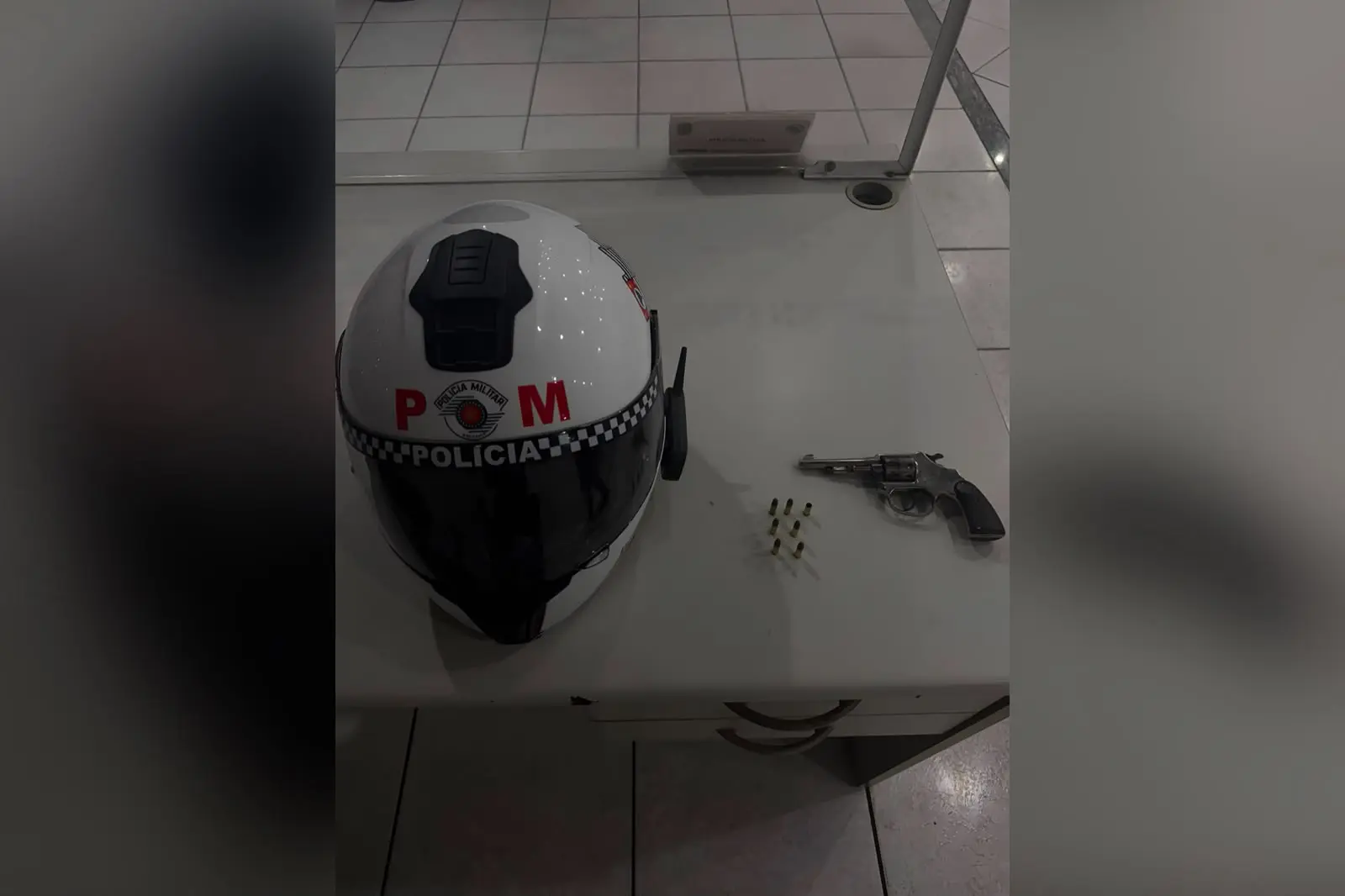 PM é baleado na cabeça durante perseguição (Foto: Divulgação/PMSP)