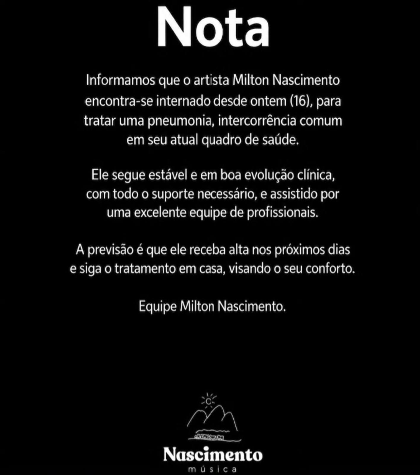 Nota Milton Nascimento