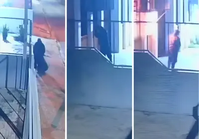 Câmera registra homem incendiando loja de fotografia durante ataque; veja vídeo