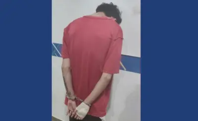 Jovem esfaqueia irmã e é contido com arma de choque pela polícia