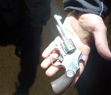 Arma usada pelo criminoso - Foto: Reprodução