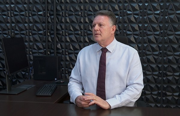 O delegado José Carvalho de Araújo Júnior, chefe da Delegacia de Investigações Criminais (Deic) de Ribeirão Preto (SP) — Foto: Aurélio Sal/EPTV