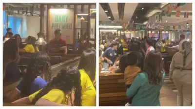 Homem saca arma em restaurante de shopping durante jogo do Brasil; vídeo