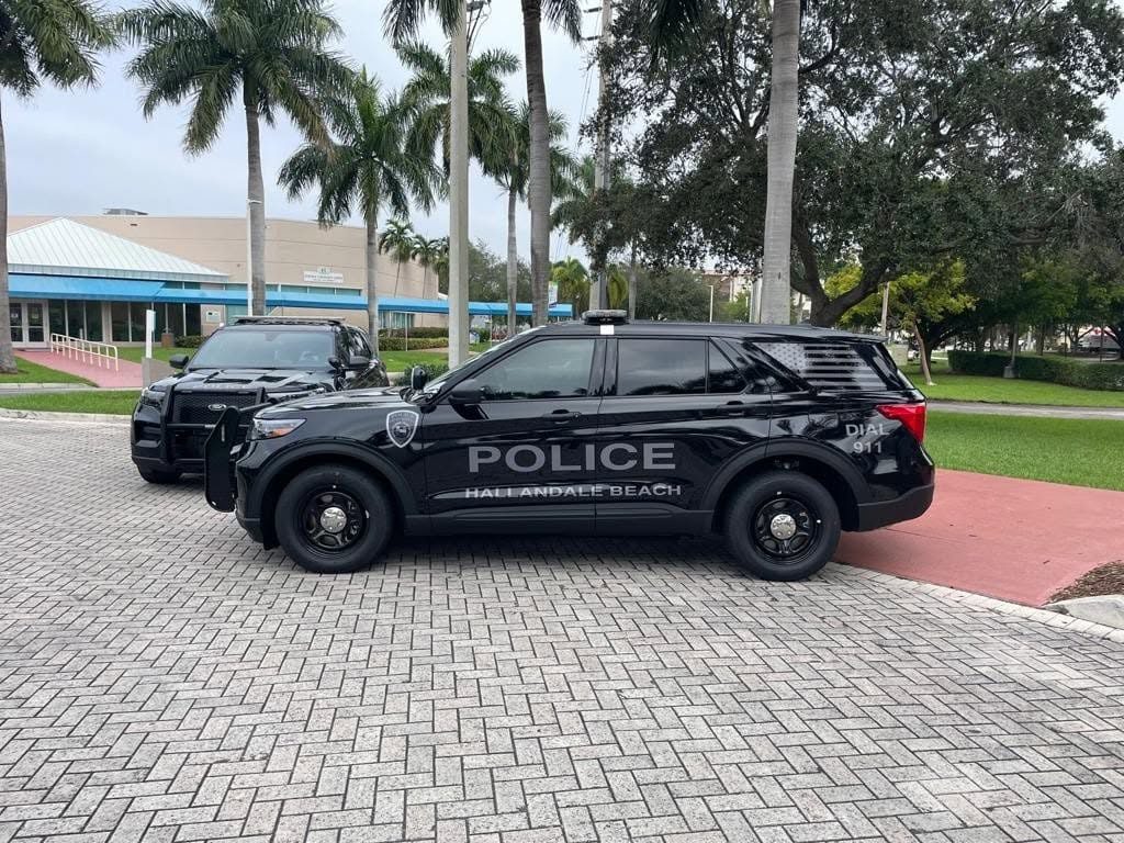Polícia de Hallandale Beach Flórida Estados Unidos EUA