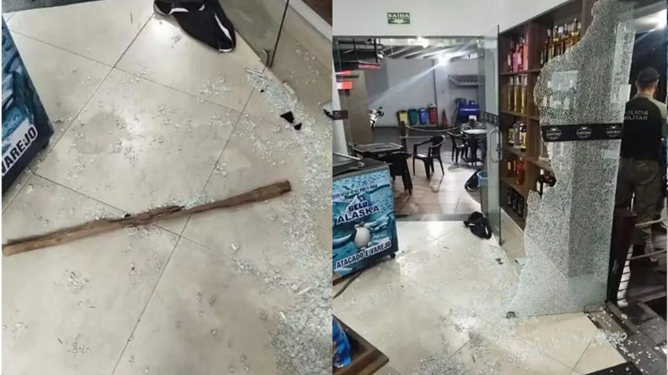 Agente da PRF destruiu posto de combustíveis após ser cobrado por calibrar os pneus