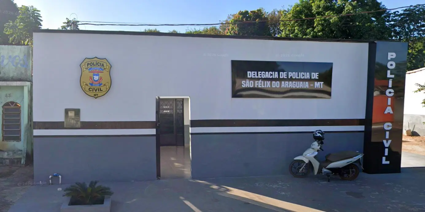 Delegacia de Polícia de São Félix do Araguaia (Foto: Google Street View)