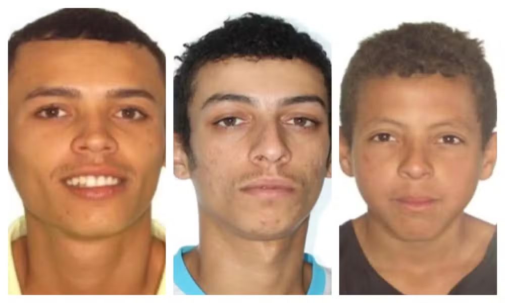 Lucas Soares de Lima, Paulo Sérgio Soares de Almeida e Júlio César Moura Batista foram presos após desaparecimento de comerciante em Carapicuíba