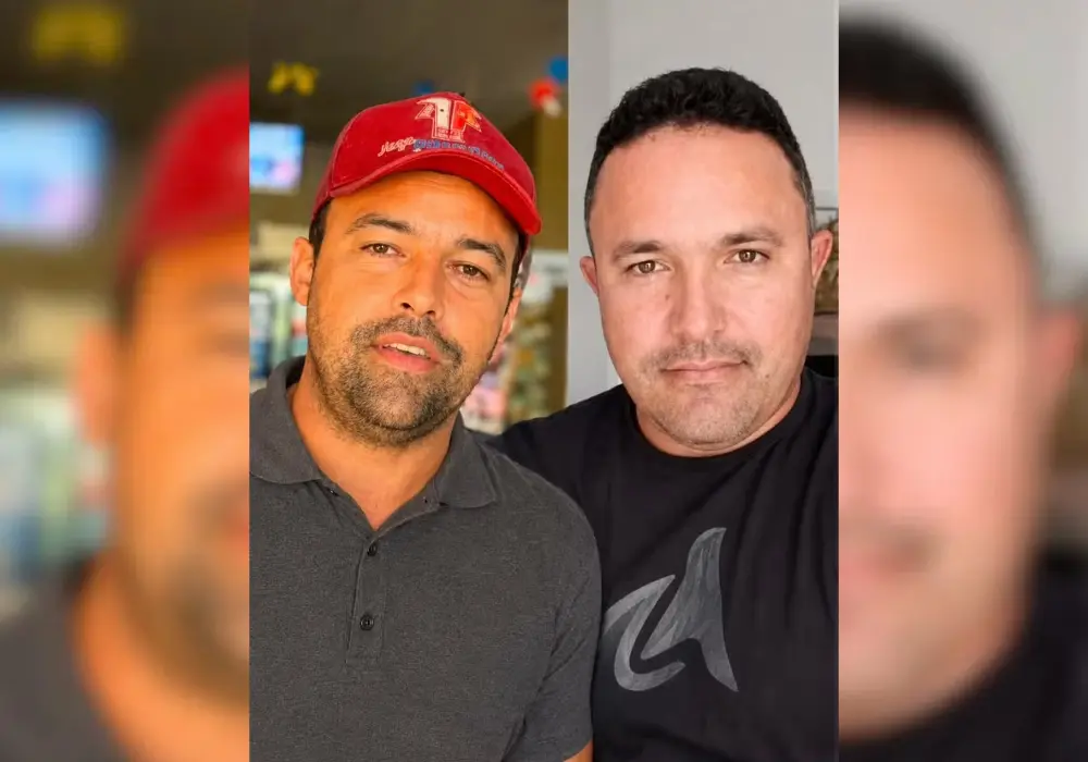 Biu e Valdo Salviano. (Reprodução)