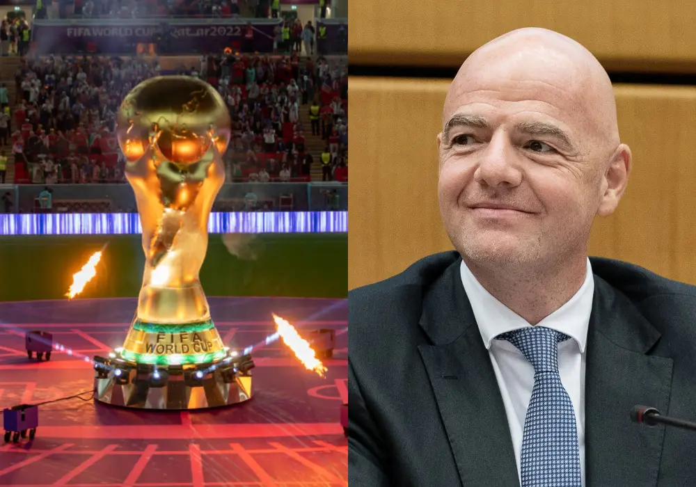 Gianni Infantino, presidente da Federação Internacional de Futebol (FIFA). (Reprodução / Wikimedia)